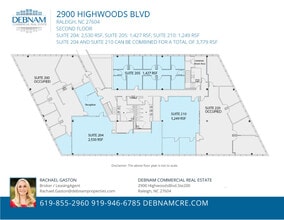 2900 Highwoods Blvd, Raleigh, NC à louer Plan d’étage– Image 1 sur 1