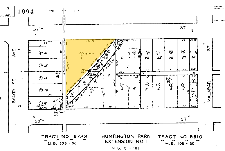 2412 E 57th St, Vernon, CA à louer - Plan cadastral – Image 2 sur 2