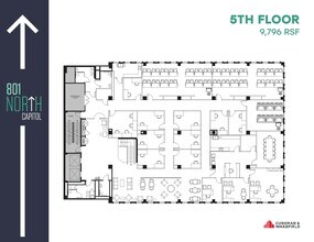 801 N Capitol St NE, Washington, DC à louer Plan d’étage– Image 1 sur 1