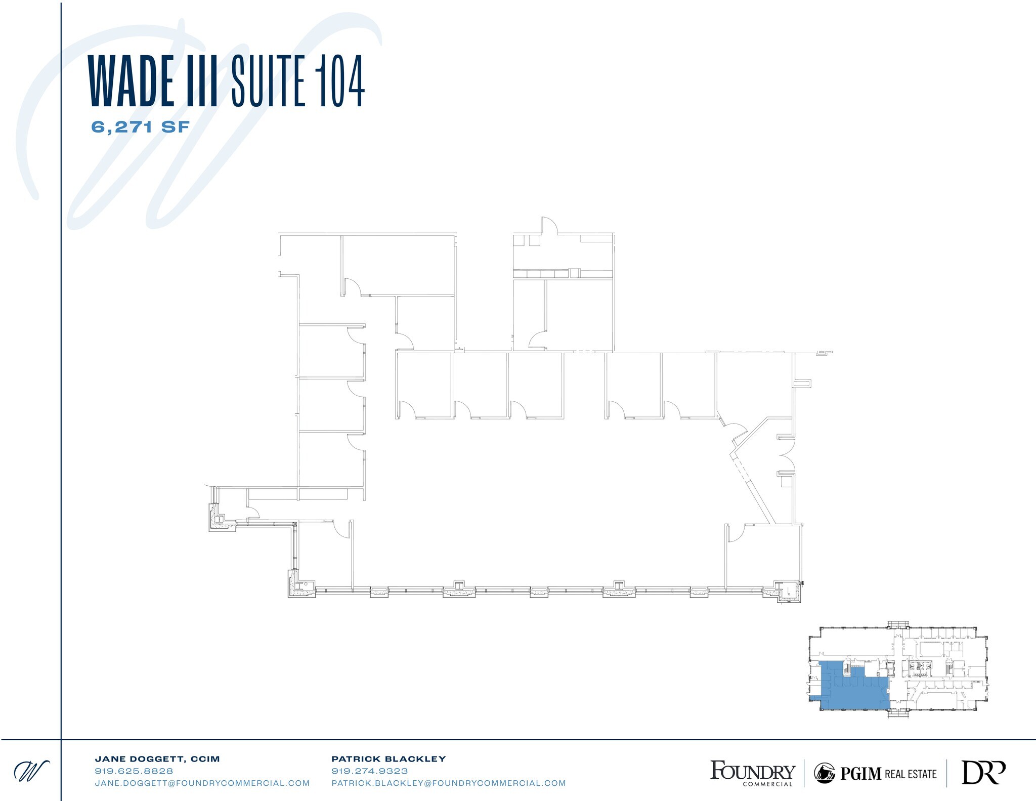 5440 Wade Park Blvd, Raleigh, NC à louer Plan de site– Image 1 sur 2