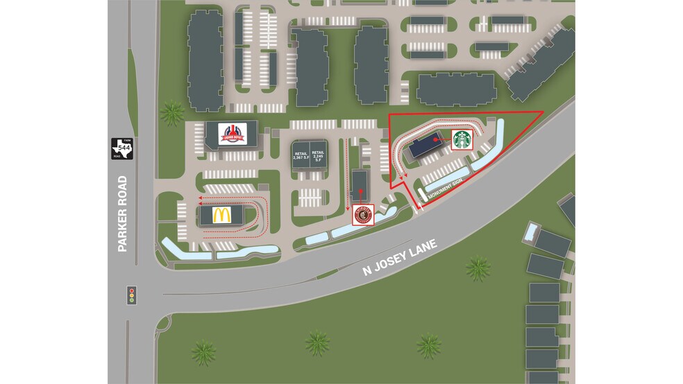 4826 N Josey Ln, Carrollton, TX à vendre - Photo de l’immeuble – Image 2 sur 5