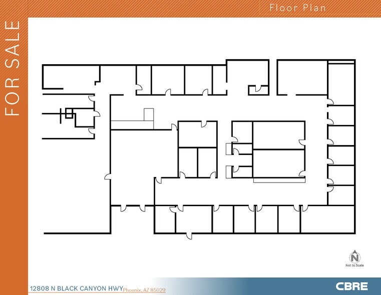 12808 N Black Canyon Hwy, Phoenix, AZ à vendre - Plan d’étage – Image 2 sur 2