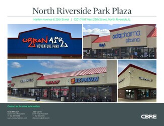 Plus de détails pour 7201-7401 W 25th St, North Riverside, IL - Local commercial à louer