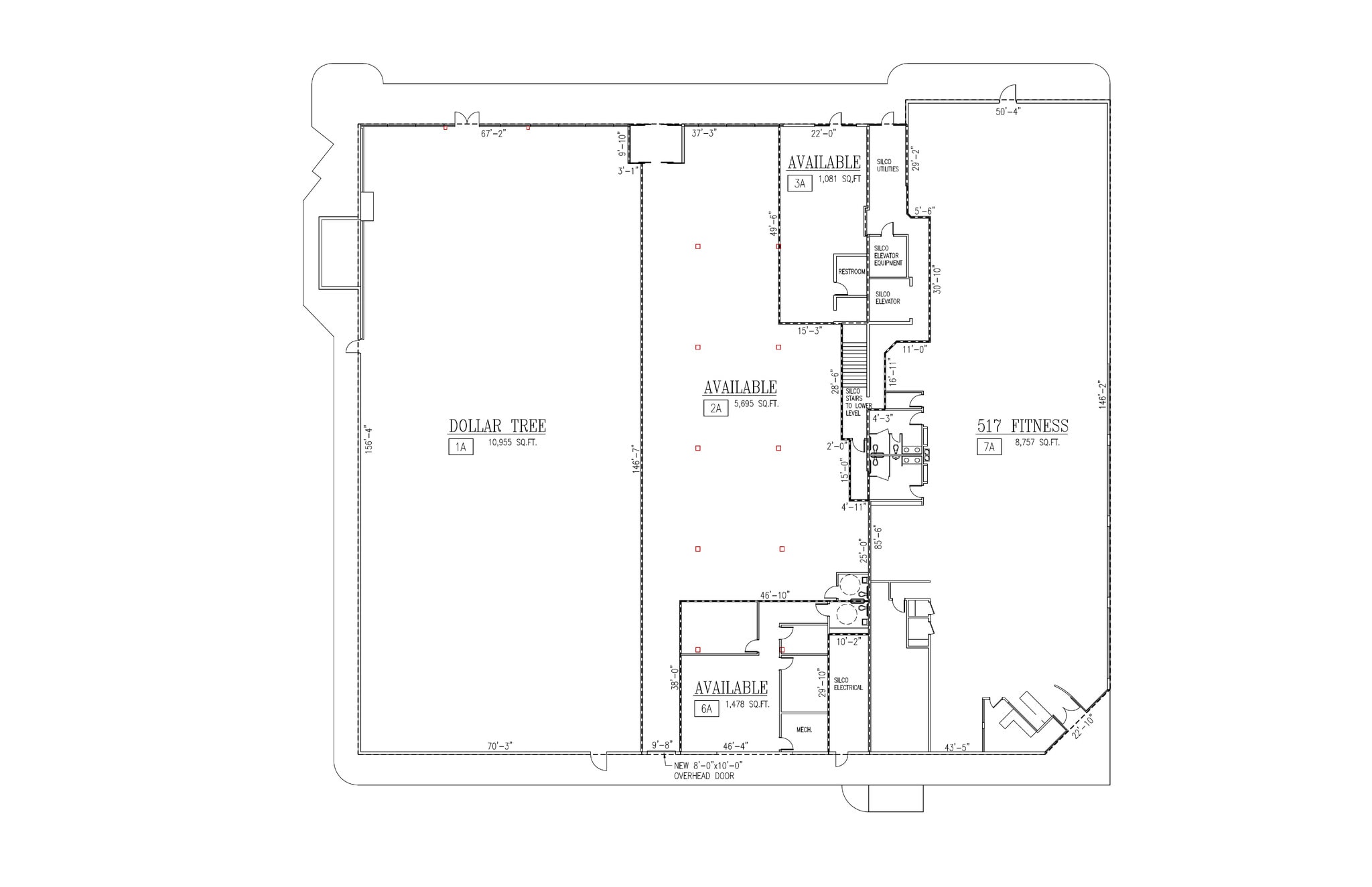 1 N Weinbach Ave, Evansville, IN à louer Plan d’étage– Image 1 sur 4