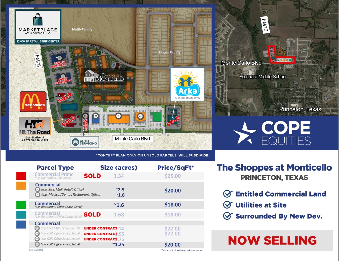 E.Monte Carlo & Longneck Rd, Princeton, TX à vendre Photo principale– Image 1 sur 11