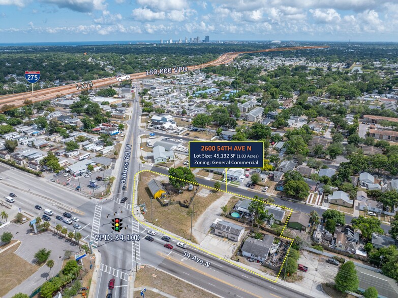 2600 54th Ave N, Saint Petersburg, FL à vendre - Aérien – Image 3 sur 6