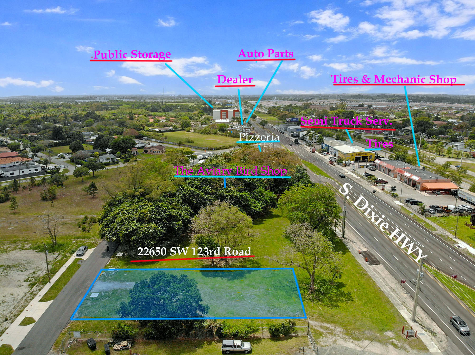 22650 SW 123rd Rd., Miami, FL à vendre Aérien– Image 1 sur 14