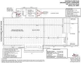 1067 N Davis Rd, Salinas, CA à louer Plan d’étage– Image 2 sur 30