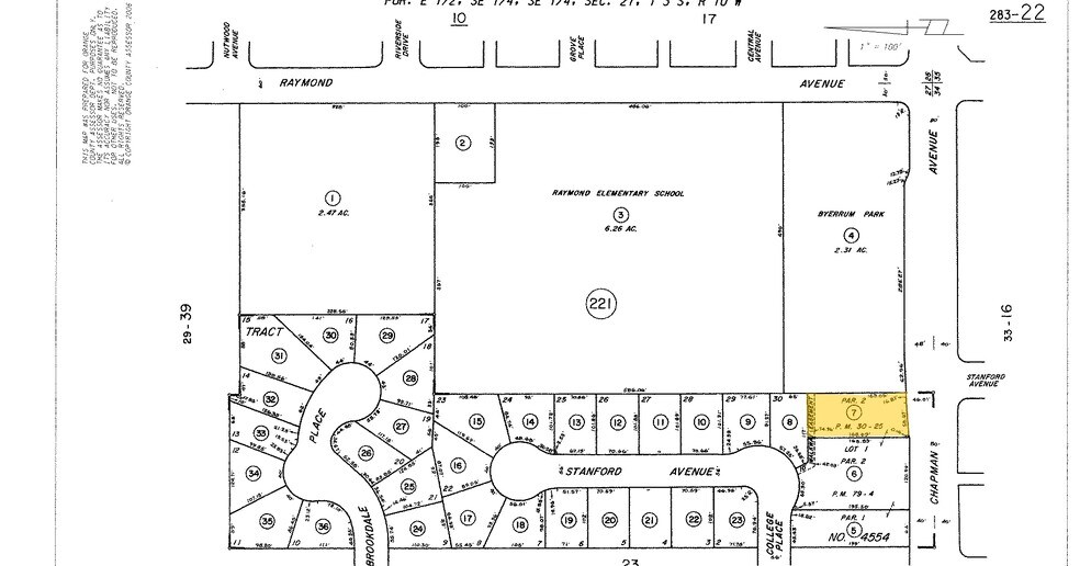 1023 E Chapman Ave, Fullerton, CA à louer - Plan cadastral – Image 2 sur 9