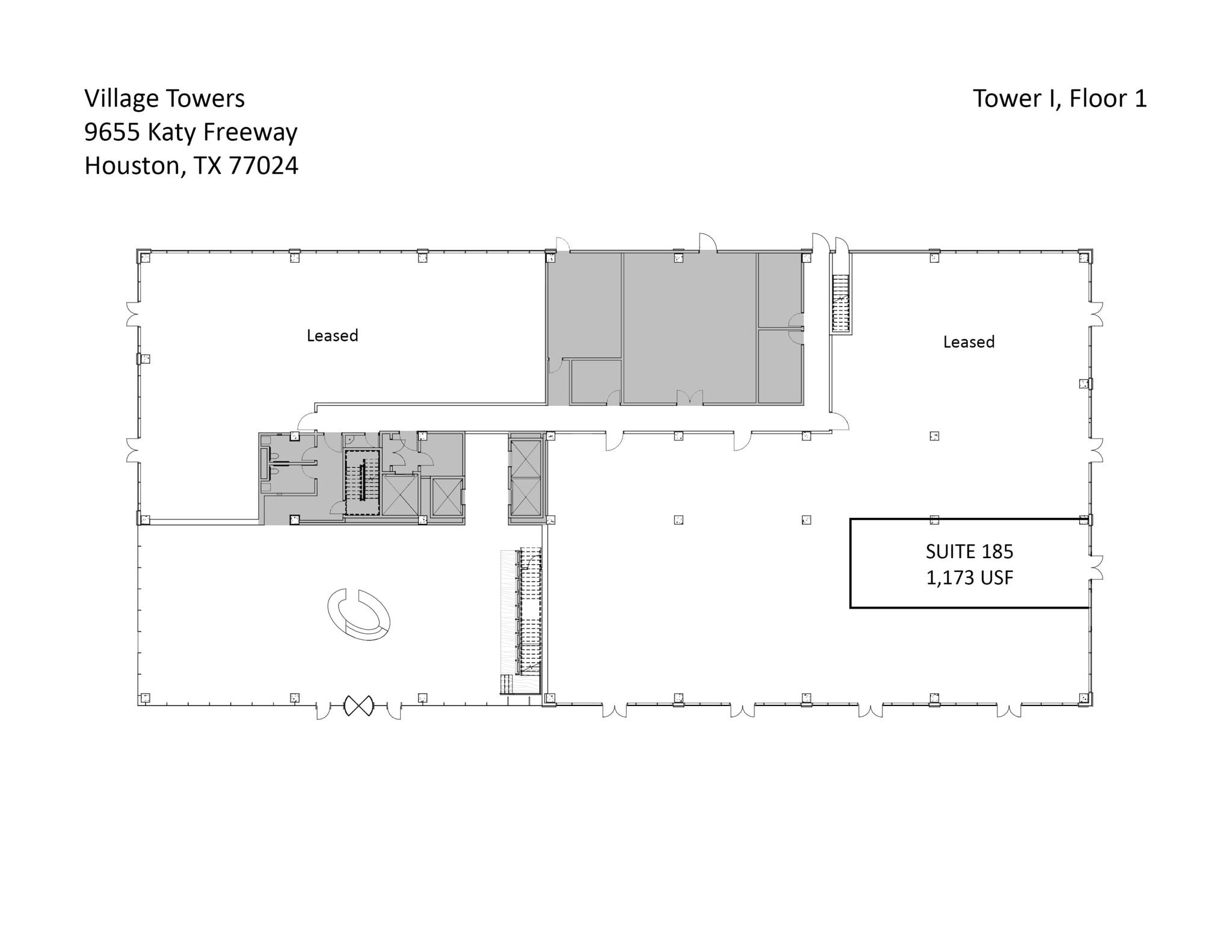 9655 Katy Fwy, Houston, TX à louer Plan de site– Image 1 sur 1