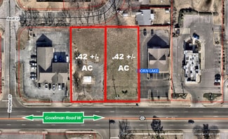 Plus de détails pour Lots 3 & 4 Goodman Road West, Horn Lake, MS - Terrain à vendre