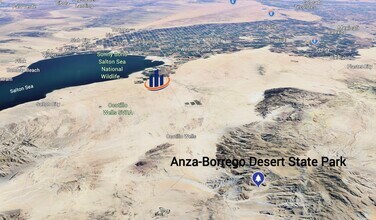 CA-86 Hwy CA-86 Hwy, Borrego Springs, CA - Vue aérienne  vue de carte - Image1