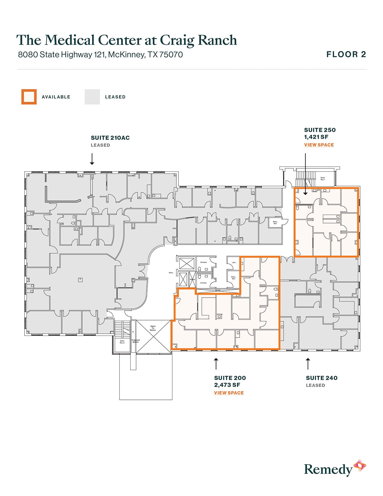8080 State Highway 121, McKinney, TX à louer Plan d’étage– Image 1 sur 1