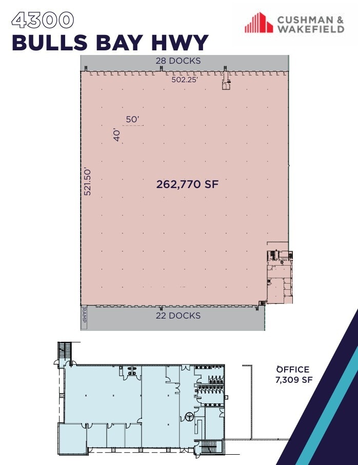 4300 Bulls Bay Hwy, Jacksonville, FL à louer Plan d’étage– Image 1 sur 2