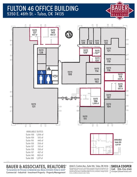 5350 E 46th St, Tulsa, OK à louer - Plan de site – Image 3 sur 13