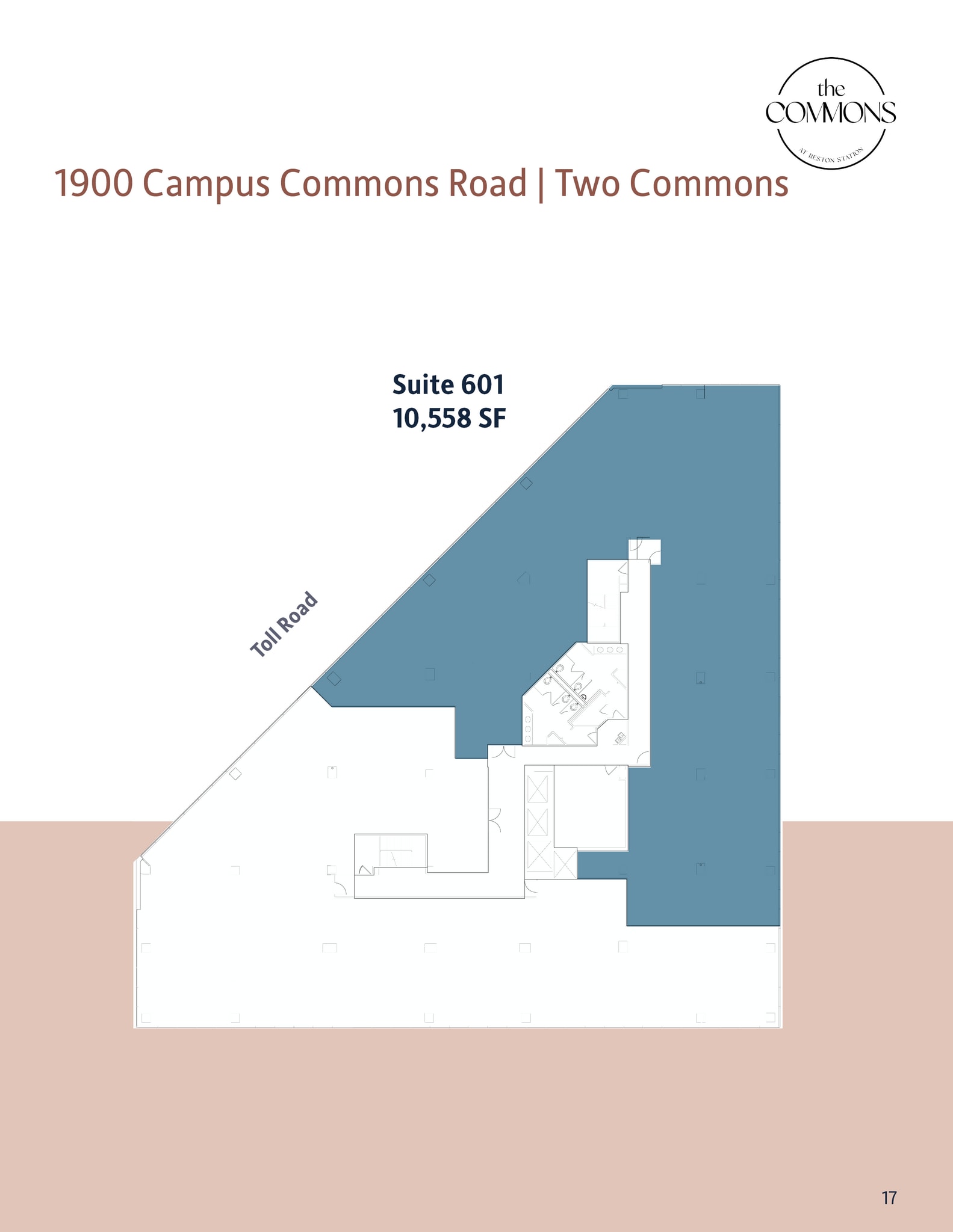1900 Campus Commons Dr, Reston, VA à louer Plan d’étage– Image 1 sur 1