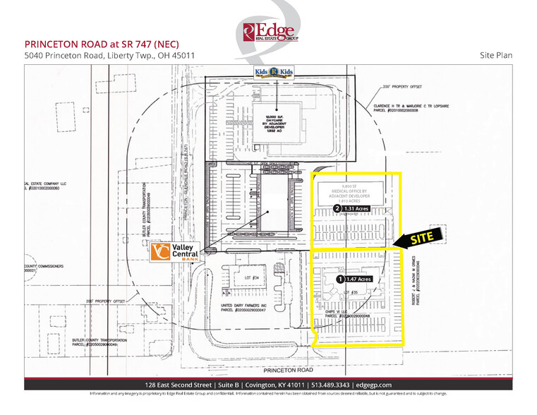 5040 Princeton Rd, Hamilton, OH à louer - Plan de site – Image 3 sur 5