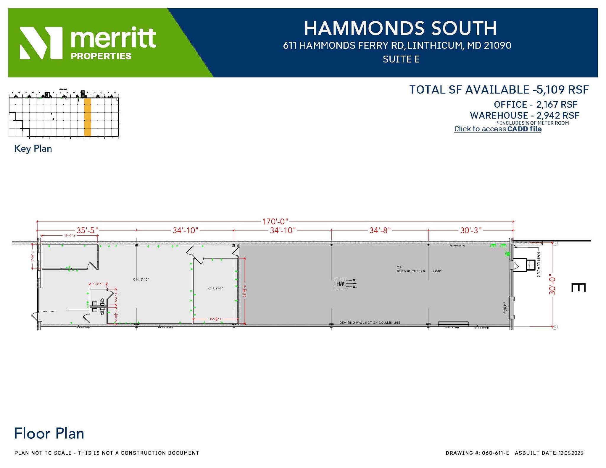 611 Hammonds Ferry Rd, Linthicum, MD à louer Plan d’étage– Image 1 sur 1