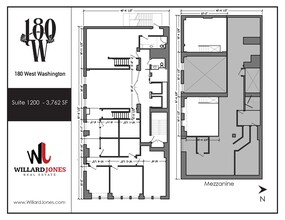 180 W Washington St, Chicago, IL à louer Plan d’étage– Image 1 sur 12