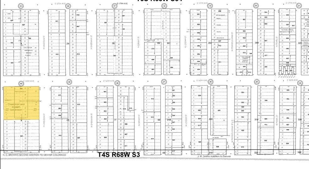 1560 Broadway, Denver, CO à louer - Plan cadastral – Image 2 sur 22