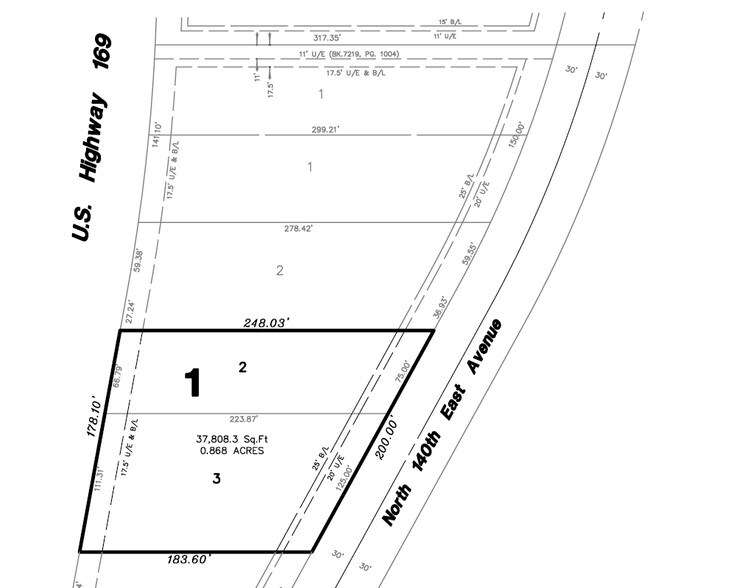11440 N 140th Ave, Owasso, OK à vendre - Plan cadastral – Image 2 sur 2
