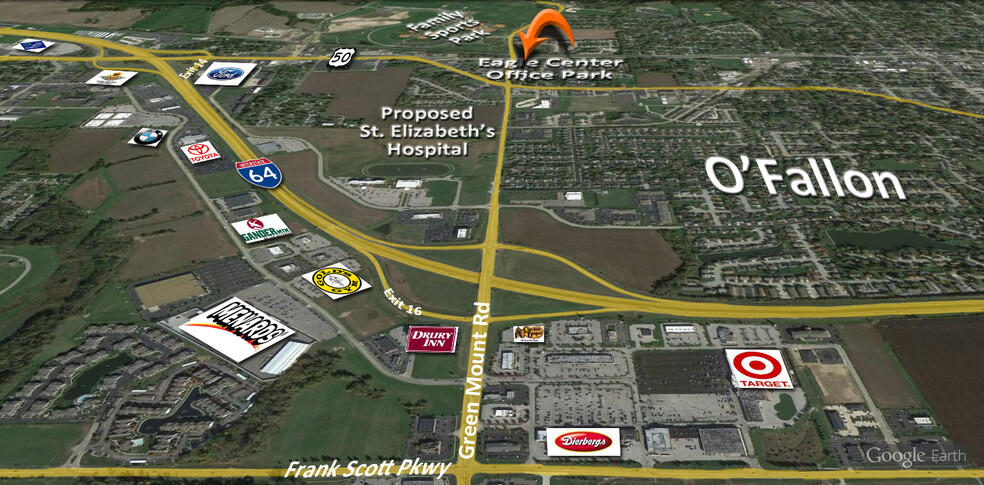 7 Eagle Ctr, O'Fallon, IL à louer - Photo de l’immeuble – Image 3 sur 11