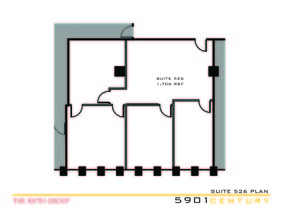 5901 W Century Blvd, Los Angeles, CA à louer Plan d’étage– Image 1 sur 1