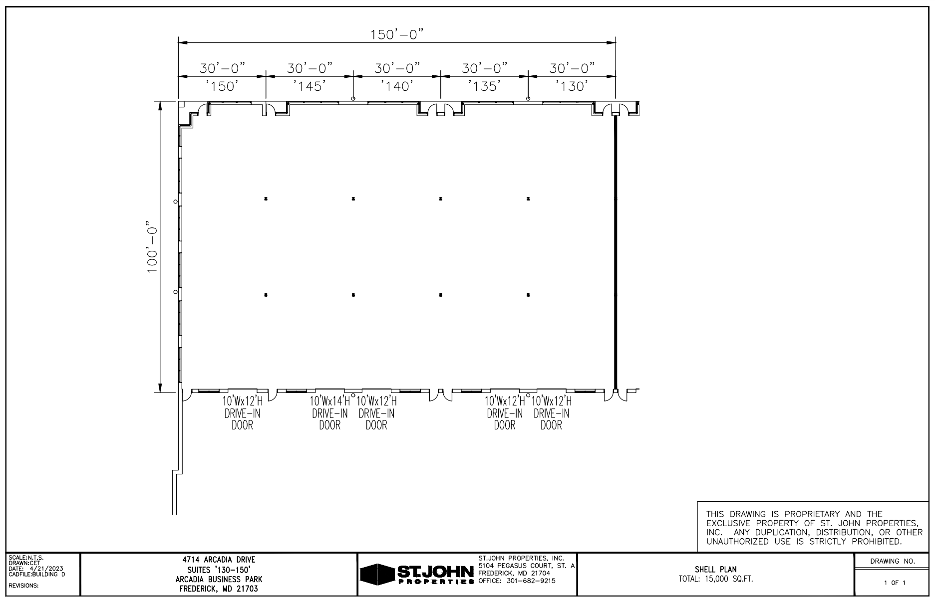 4714 Arcadia Dr, Frederick, MD à louer Plan d’étage– Image 1 sur 1