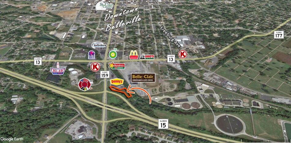 1150 S Illinois St, Belleville, IL à louer - Photo de l’immeuble – Image 2 sur 3