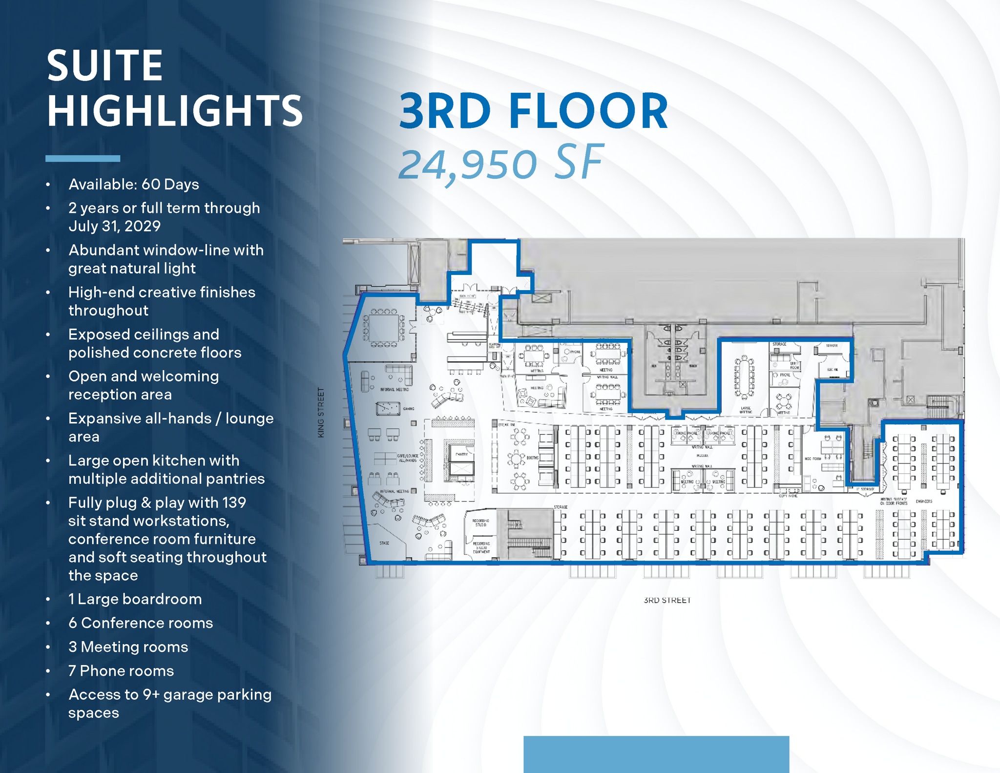 210 King St, San Francisco, CA à louer Plan d’étage– Image 1 sur 1