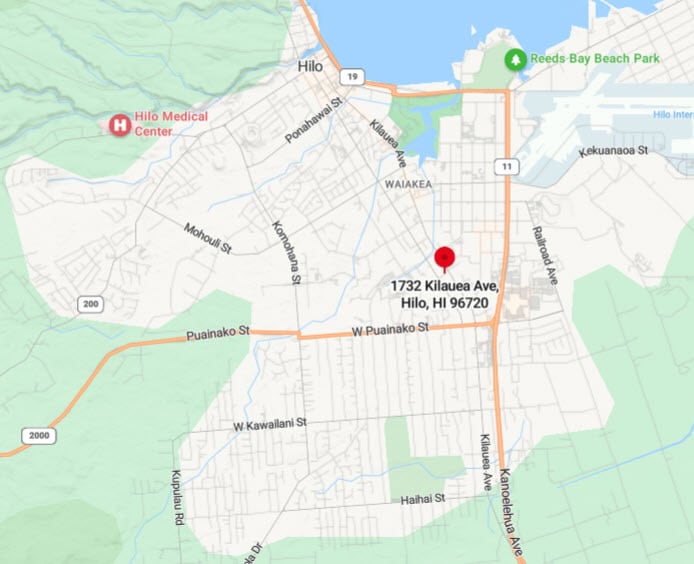 1732 Kilauea Avenue, Hilo, HI à louer - Aérien – Image 2 sur 4