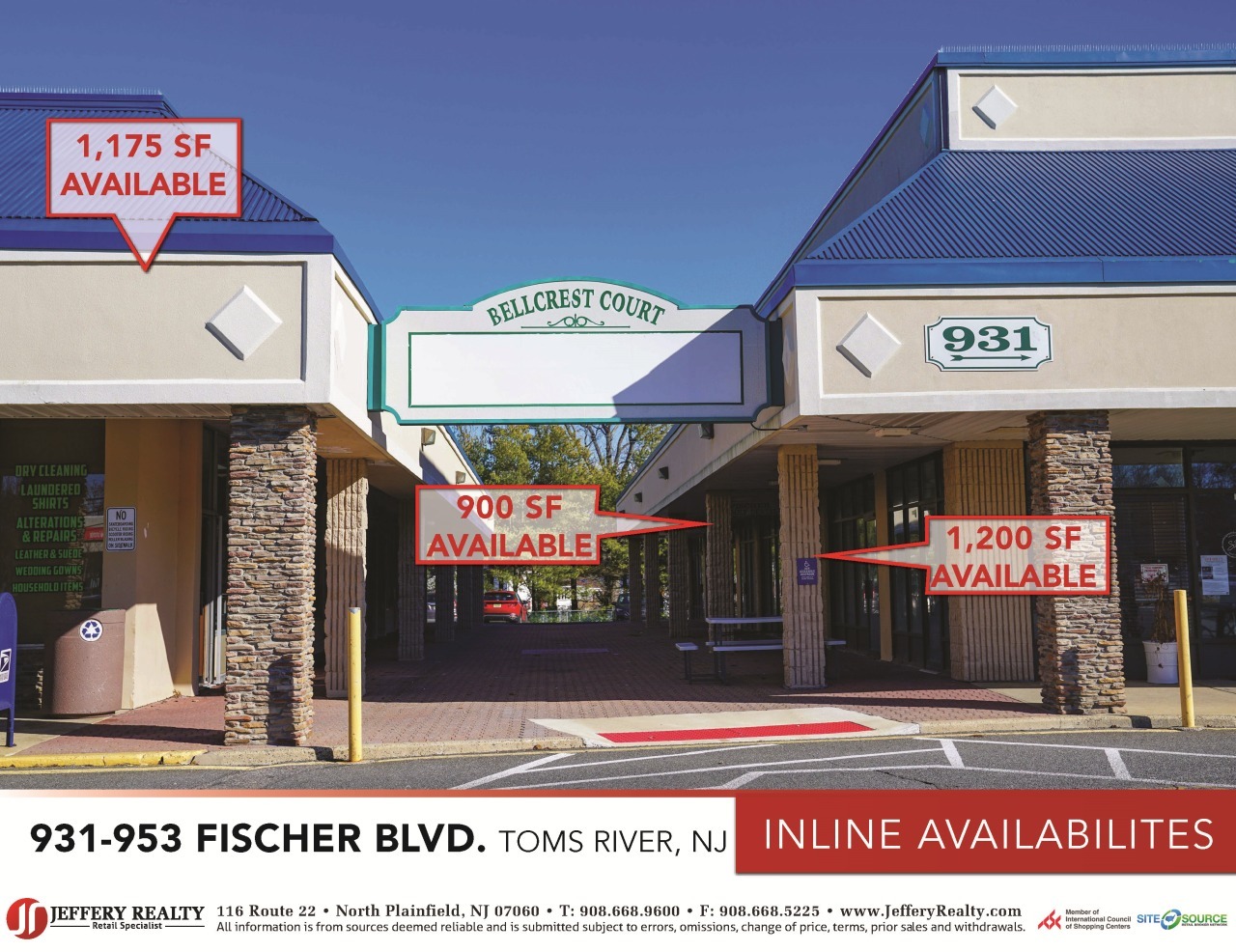 931-953 Fischer Blvd, Toms River, NJ à louer Photo de l’immeuble– Image 1 sur 1