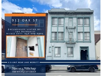 Plus de détails pour 912 Oak St, Oakland, CA - Logement à vendre