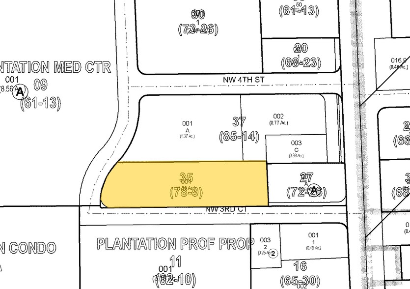 4101 NW 3rd Ct, Plantation, FL à louer - Plan cadastral – Image 2 sur 65