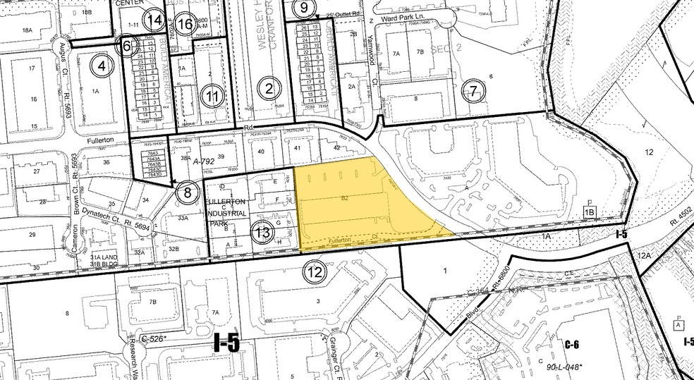 7401 Fullerton Rd, Springfield, VA à louer - Plan cadastral – Image 2 sur 4