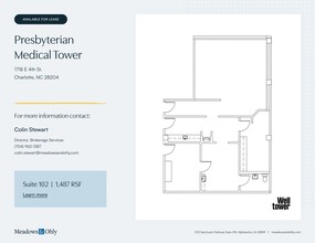 1718 E 4th St, Charlotte, NC à louer Plan de site– Image 1 sur 2