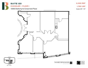 13860 Ballantyne Corporate Pl, Charlotte, NC à louer Plan d’étage– Image 1 sur 1