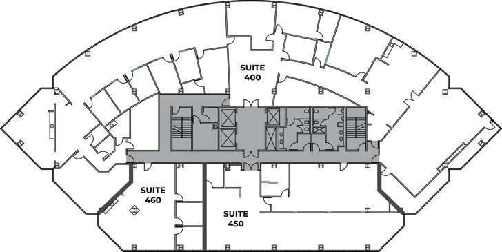 9255 Towne Centre Dr, San Diego, CA à louer Plan d’étage– Image 1 sur 1