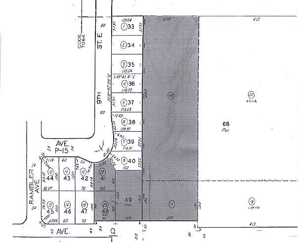 859 E Avenue Q, Palmdale, CA à vendre - Plan cadastral – Image 2 sur 3