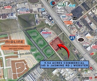 Plus de détails pour I-45 & Jasmine Ave, Webster, TX - Terrain à vendre