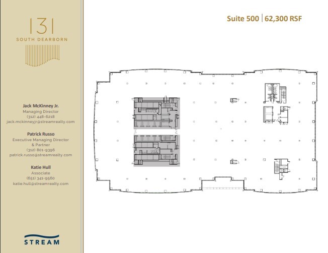 131 S Dearborn St, Chicago, IL à louer Plan d’étage– Image 1 sur 1