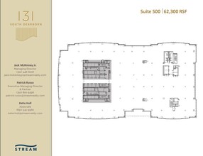 131 S Dearborn St, Chicago, IL à louer Plan d’étage– Image 1 sur 1