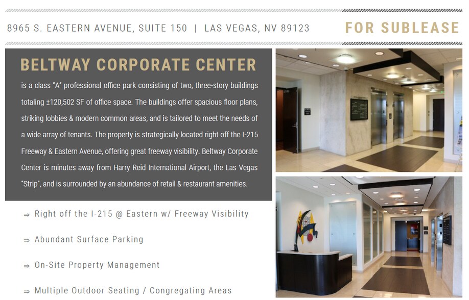 8965 S Eastern Ave, Las Vegas, NV à louer - Photo de l’immeuble – Image 2 sur 5