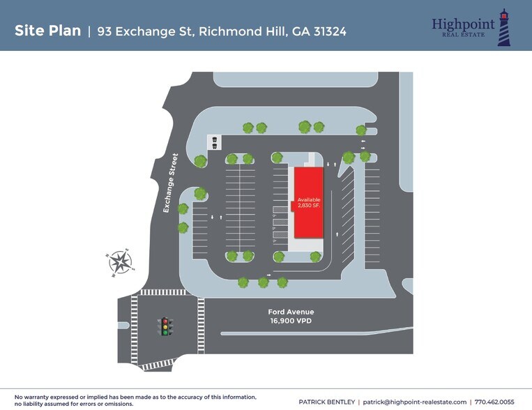 93 Exchange St, Richmond Hill, GA à louer - Plan de site – Image 3 sur 9