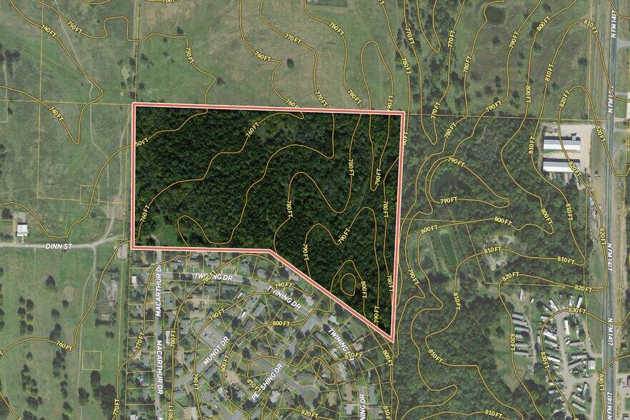 MacArthur Drive, Denison, TX à vendre - Aérien – Image 2 sur 4