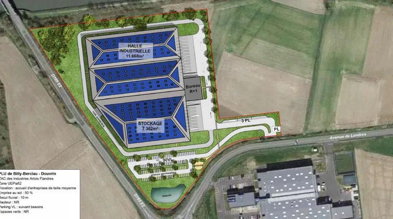 Industriel/Logistique dans Douvrin à louer - Plan de site – Image 2 sur 3