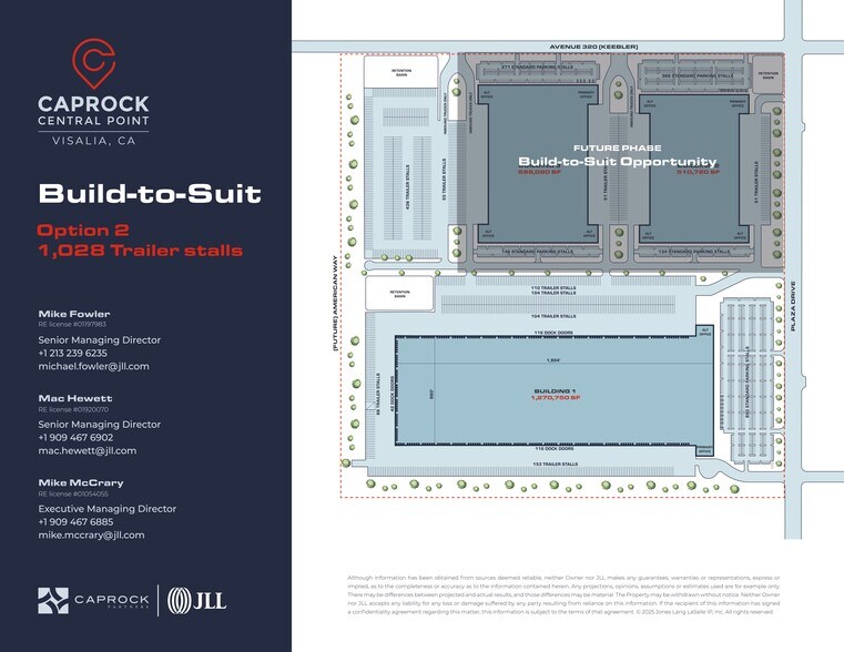 SWC Avenue Plaza Dr, Visalia, CA à louer - Plan de site – Image 3 sur 3