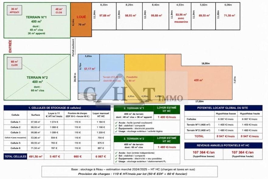 Industriel/Logistique dans Réau à louer - Plan de site – Image 2 sur 2
