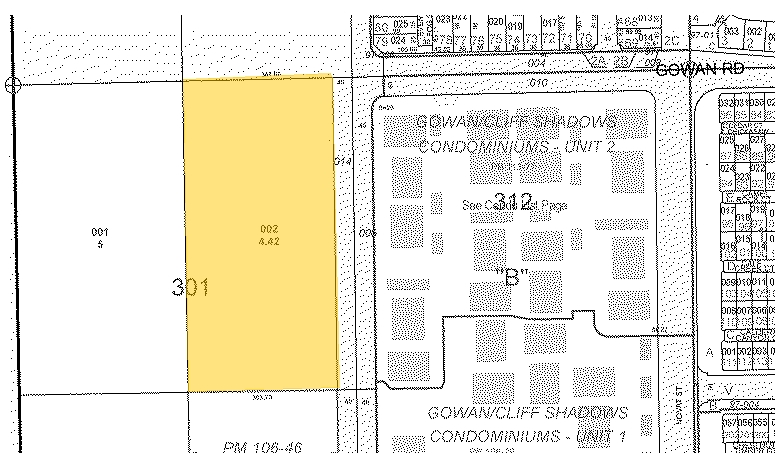 3555 Cliff Shadows Pky, Las Vegas, NV à vendre - Plan cadastral – Image 2 sur 2
