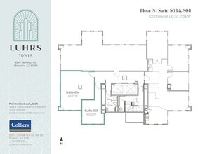 45 W Jefferson St, Phoenix, AZ à louer Plan d’étage– Image 1 sur 1